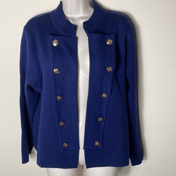 Jones New York Signature Military Cardigan NWT - Picture 5 of 15